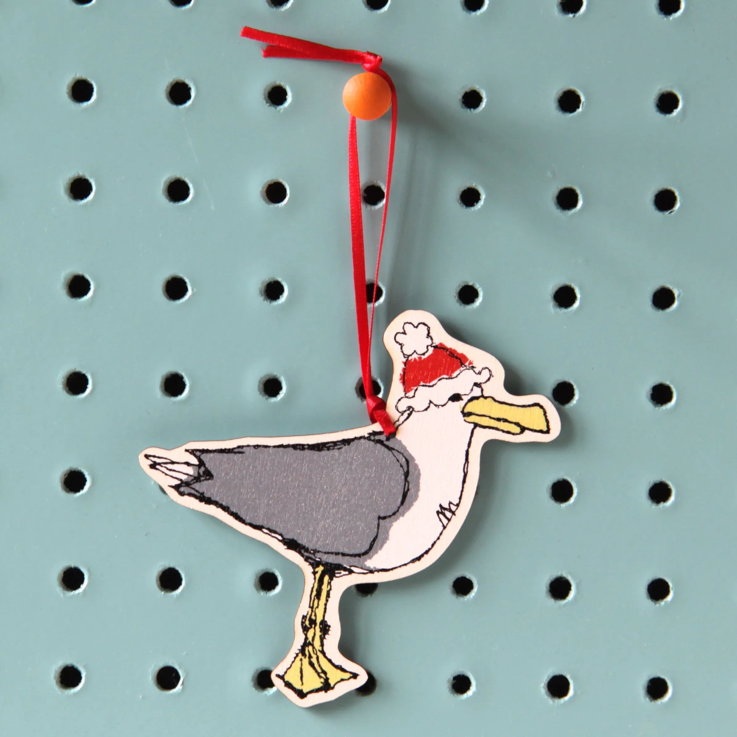 cheeky seagull dingly dangly Christmas decoration