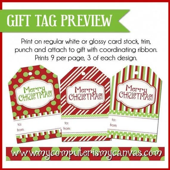 Christmas Candy Bar Wrapper {GIFT TAG} PRINTABLE {Clearance}