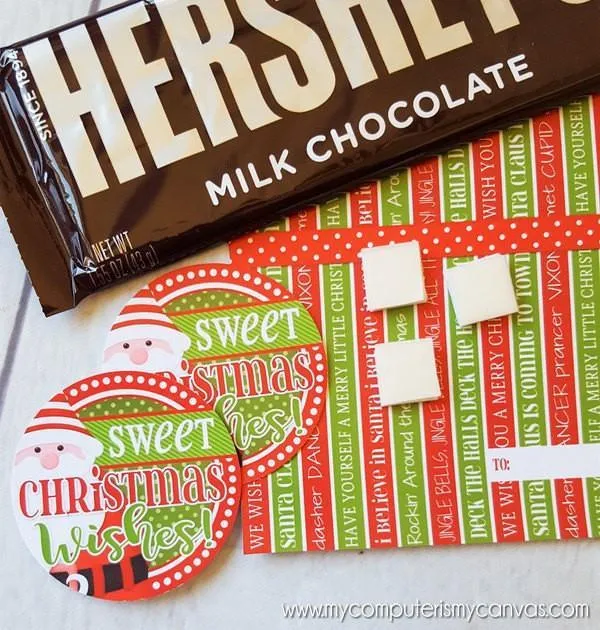 CHRISTMAS Candy Bar Wrapper PRINTABLE