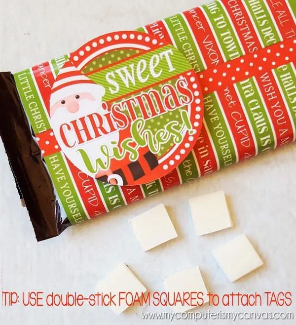 CHRISTMAS Candy Bar Wrapper PRINTABLE