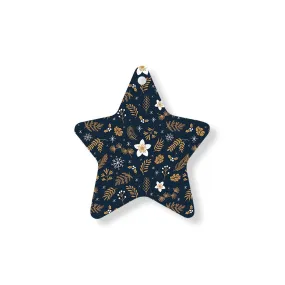 Christmas Decorations ALL IS CALM- Wooden Xmas Star And Fridge Magnet