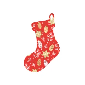 Christmas Decorations COSY- Wooden Xmas Stocking And Fridge Magnet