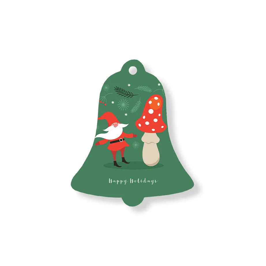 Christmas Decorations FOREST XMAS- Wooden Xmas Bell And Fridge Magnet