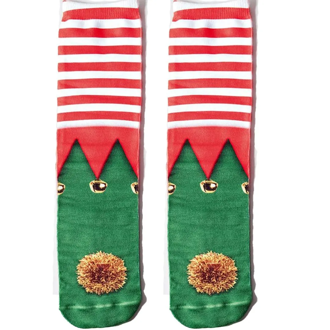 Christmas Elf Crew Socks