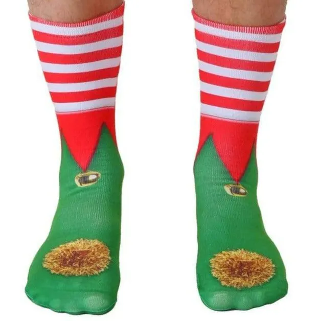 Christmas Elf Crew Socks