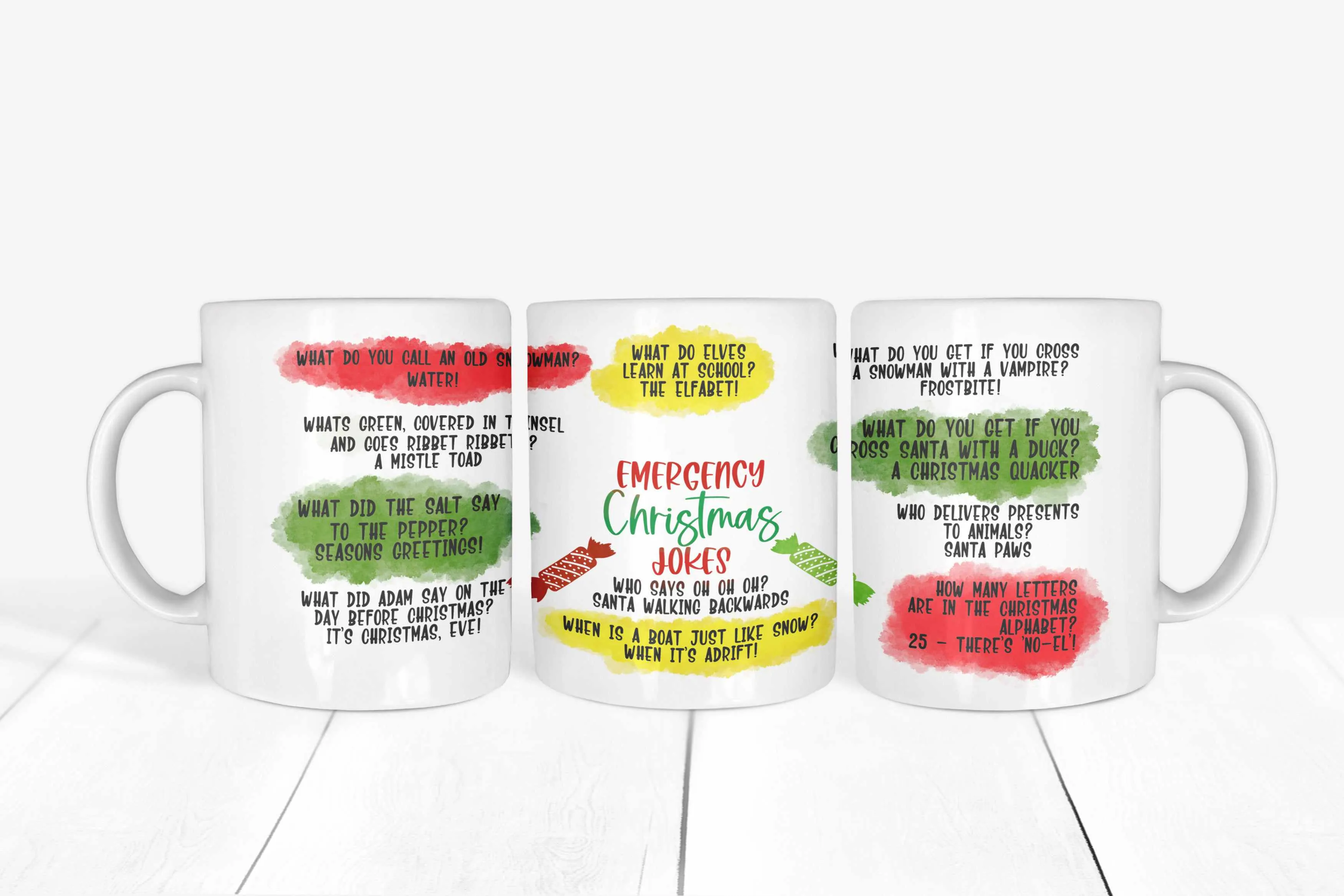 Christmas Emergency Jokes Mug