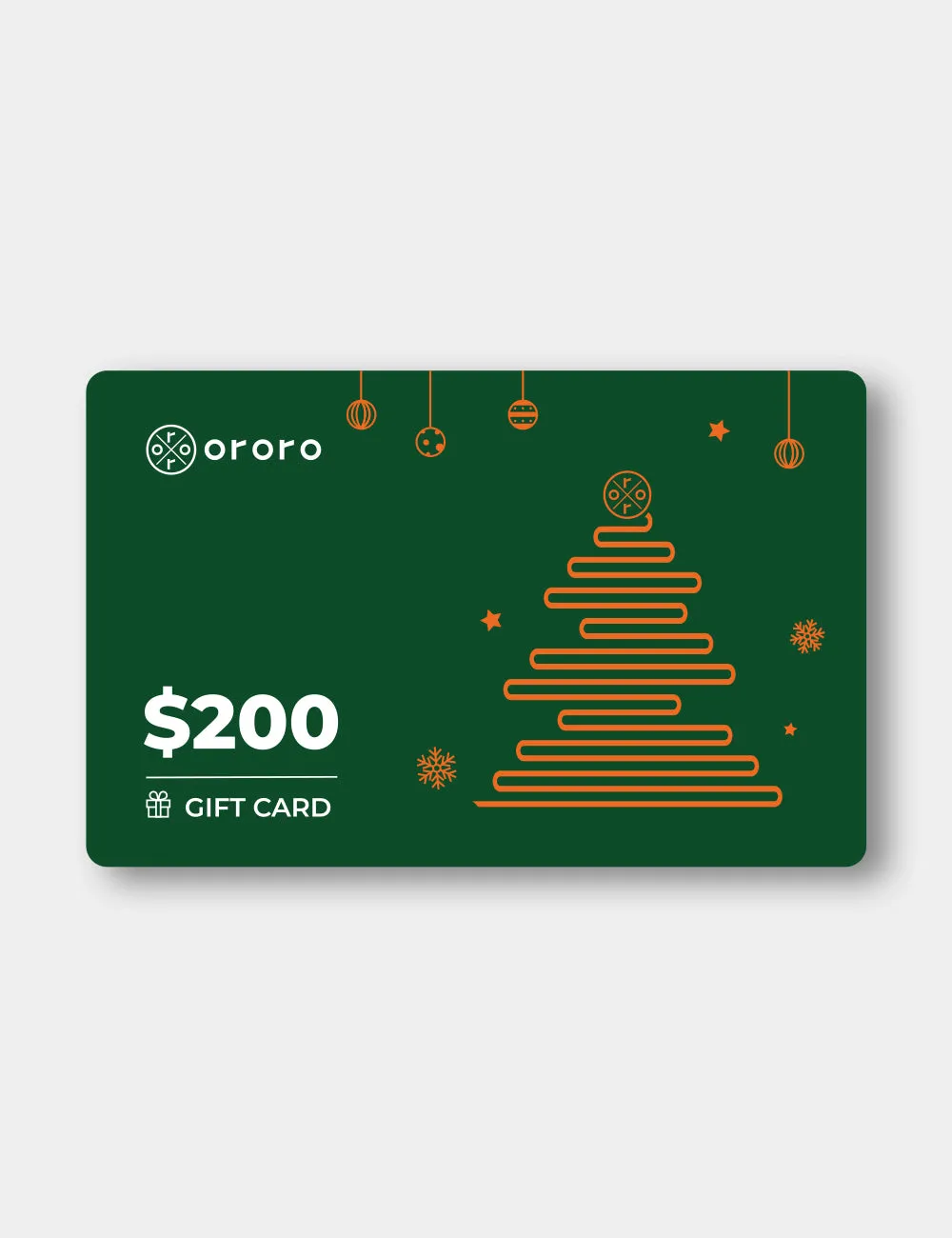 Christmas Gift Card - $100/$200 (Physical Card)