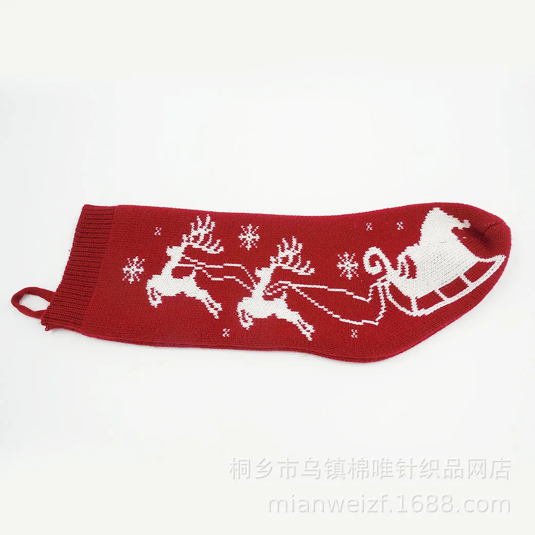 Christmas hanging bag decorative socks