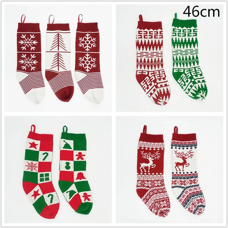 Christmas hanging bag decorative socks