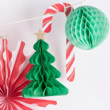 Christmas Honeycomb Garland