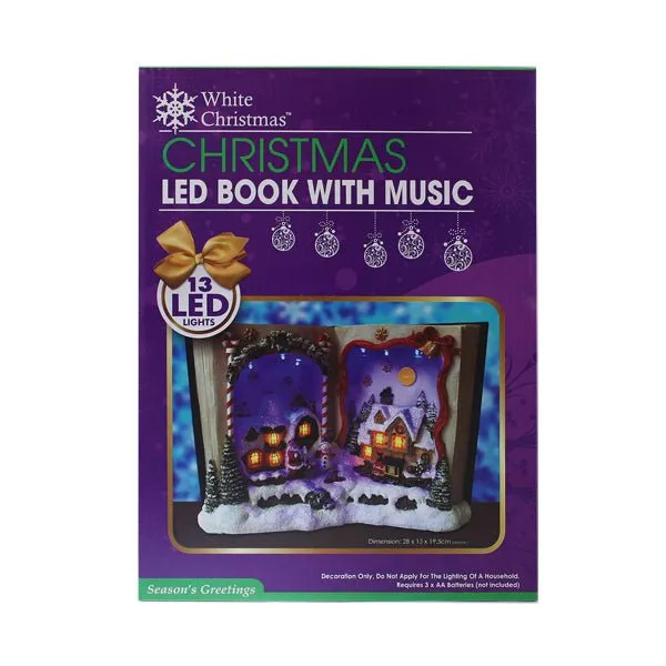 Christmas Led Book With Music