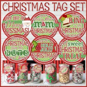 Christmas Mason Jar Gift Tags PRINTABLE