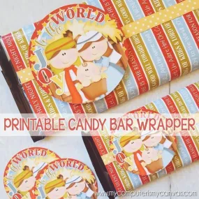 CHRISTMAS {Nativity} Candy Bar Wrapper PRINTABLE