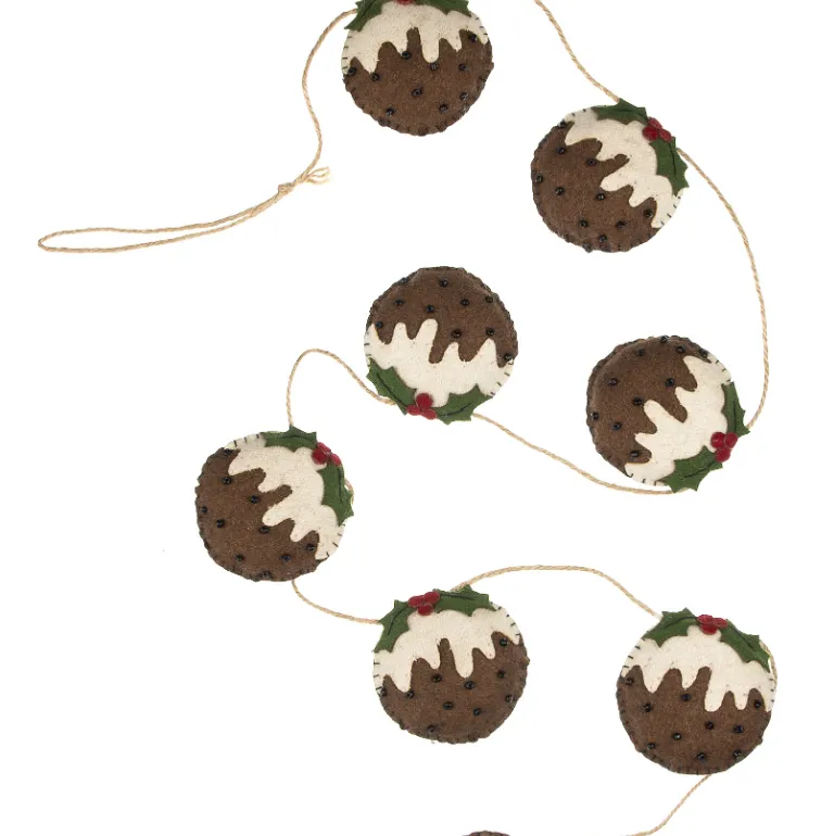 Christmas Pudding Garland