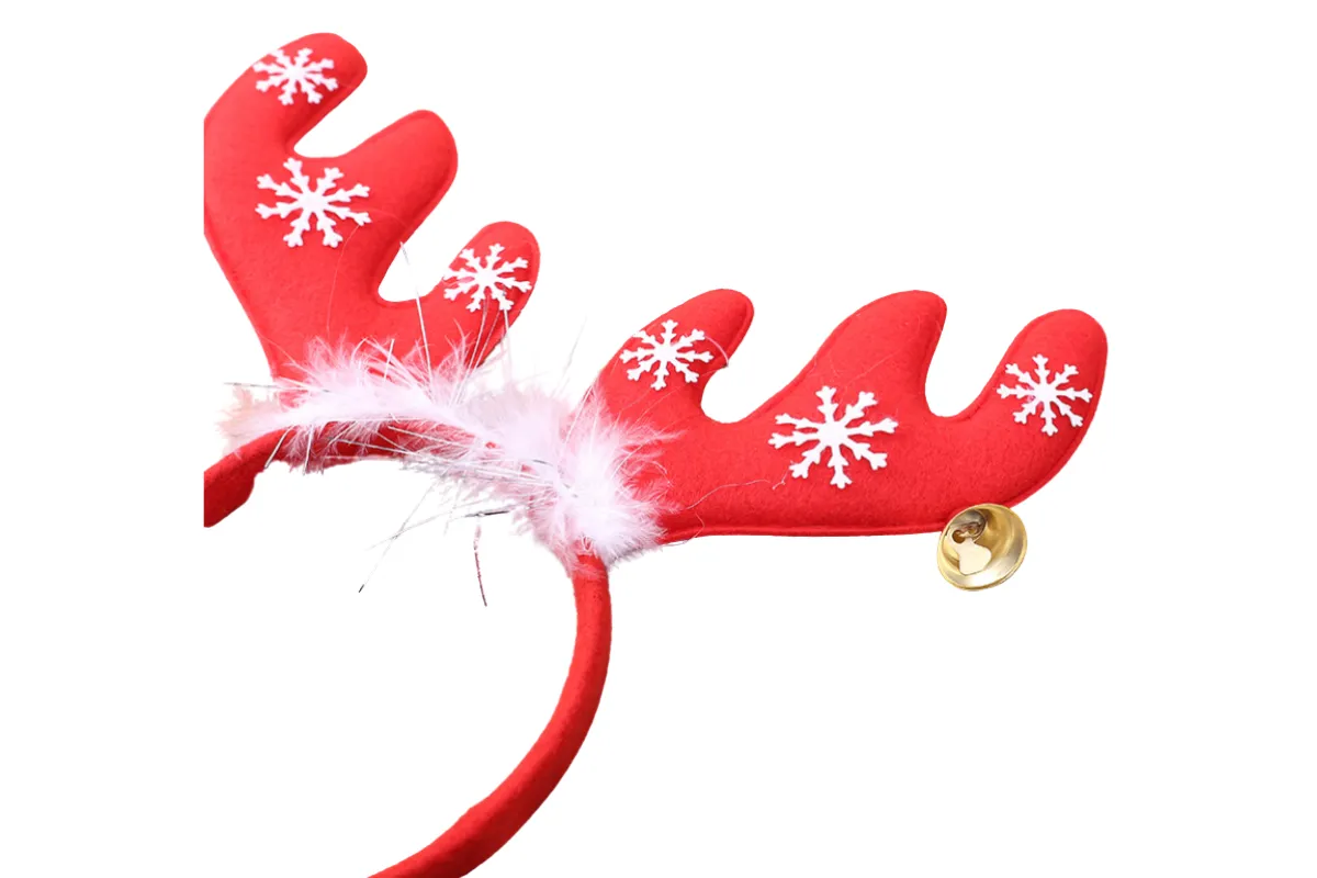 Christmas Reindeer Design Head Band