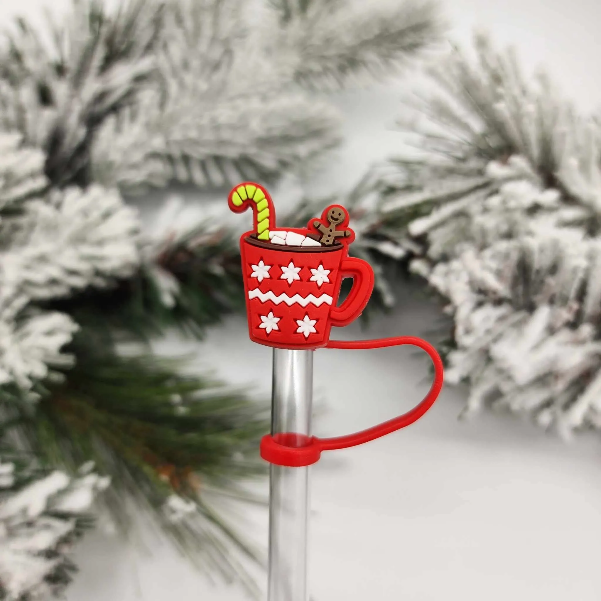 Christmas Straw Toppers