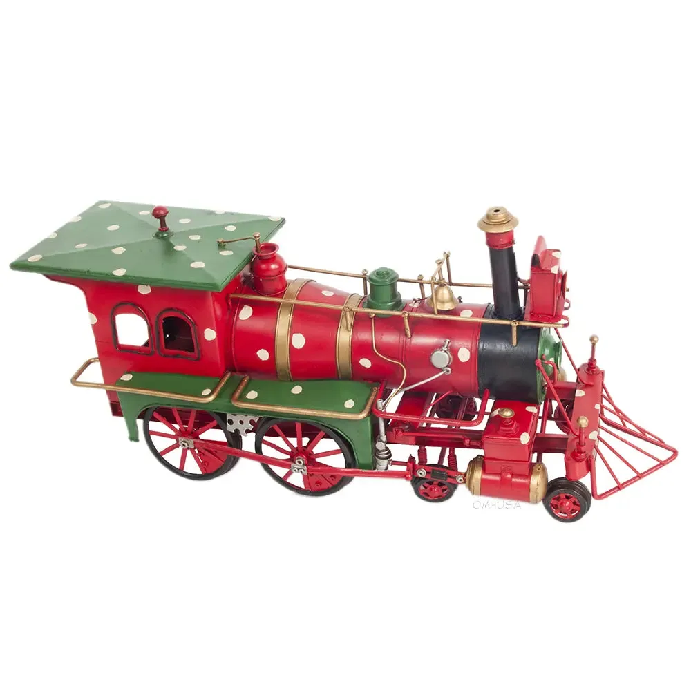 Christmas Train Model Handmade Metal