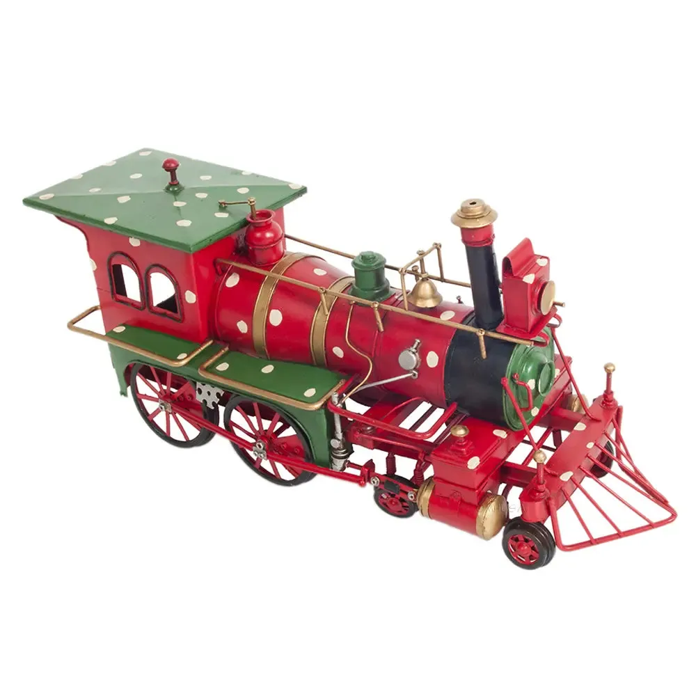 Christmas Train Model Handmade Metal