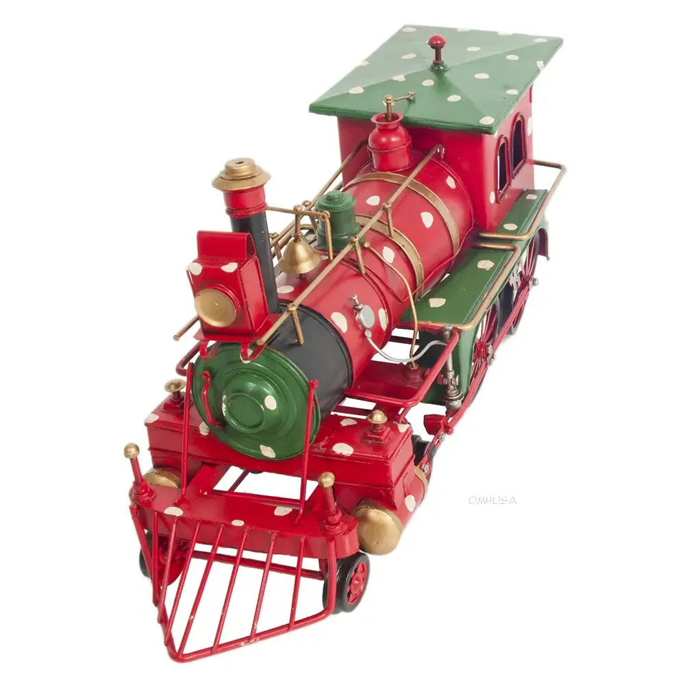 Christmas Train Model Handmade Metal