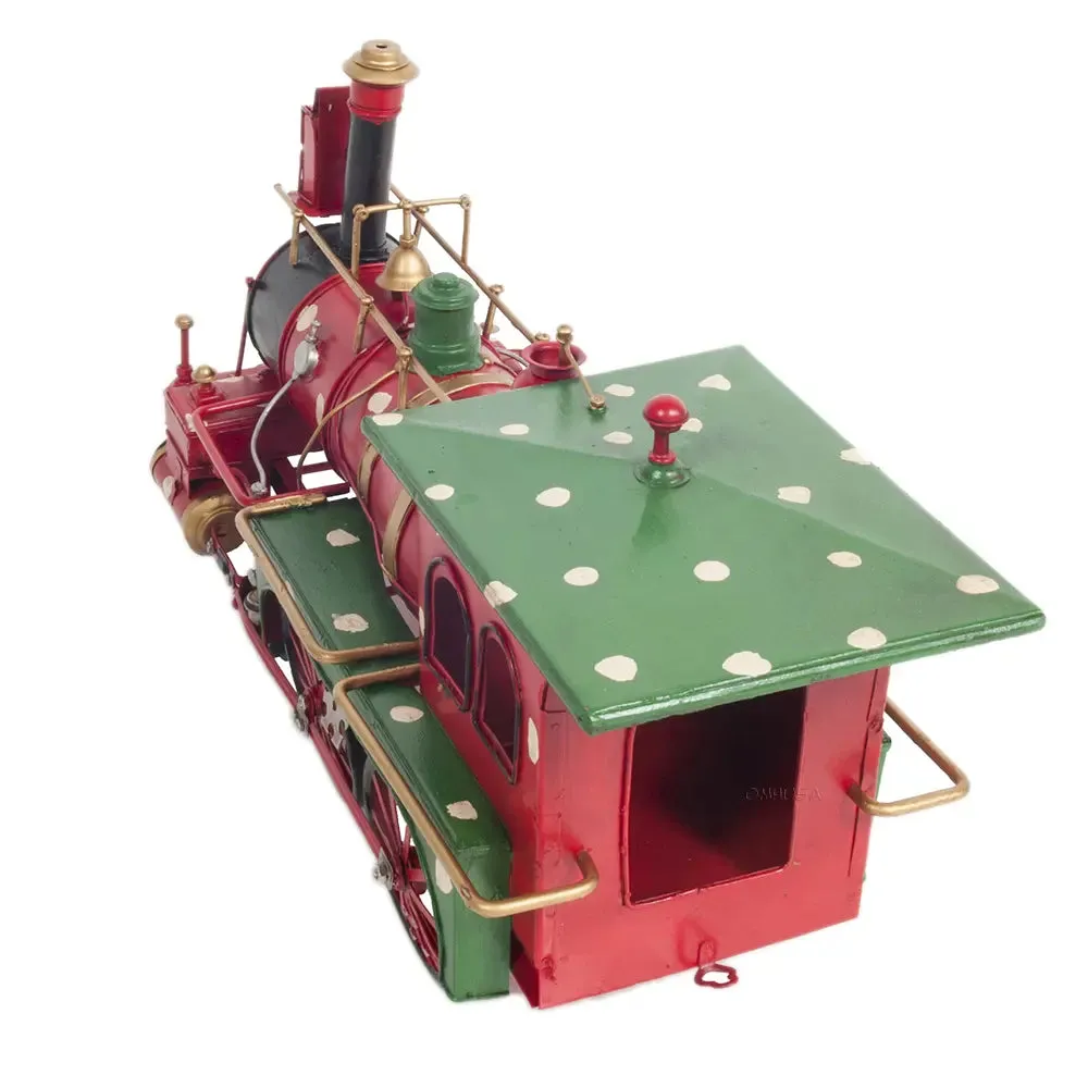 Christmas Train Model Handmade Metal