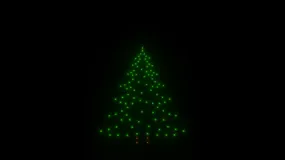 Christmas tree animation - 100 drones