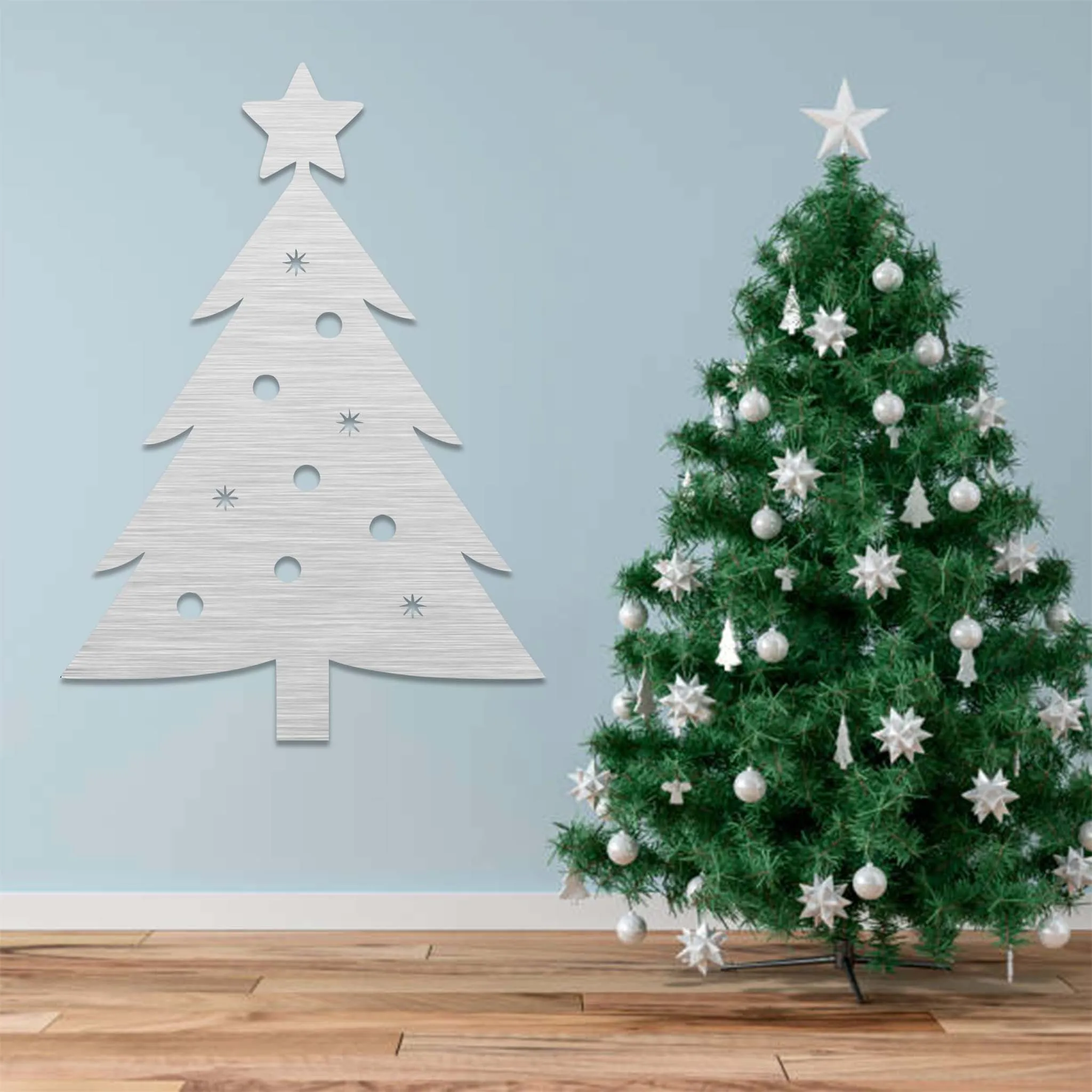 Christmas Tree - Metal Wall Art