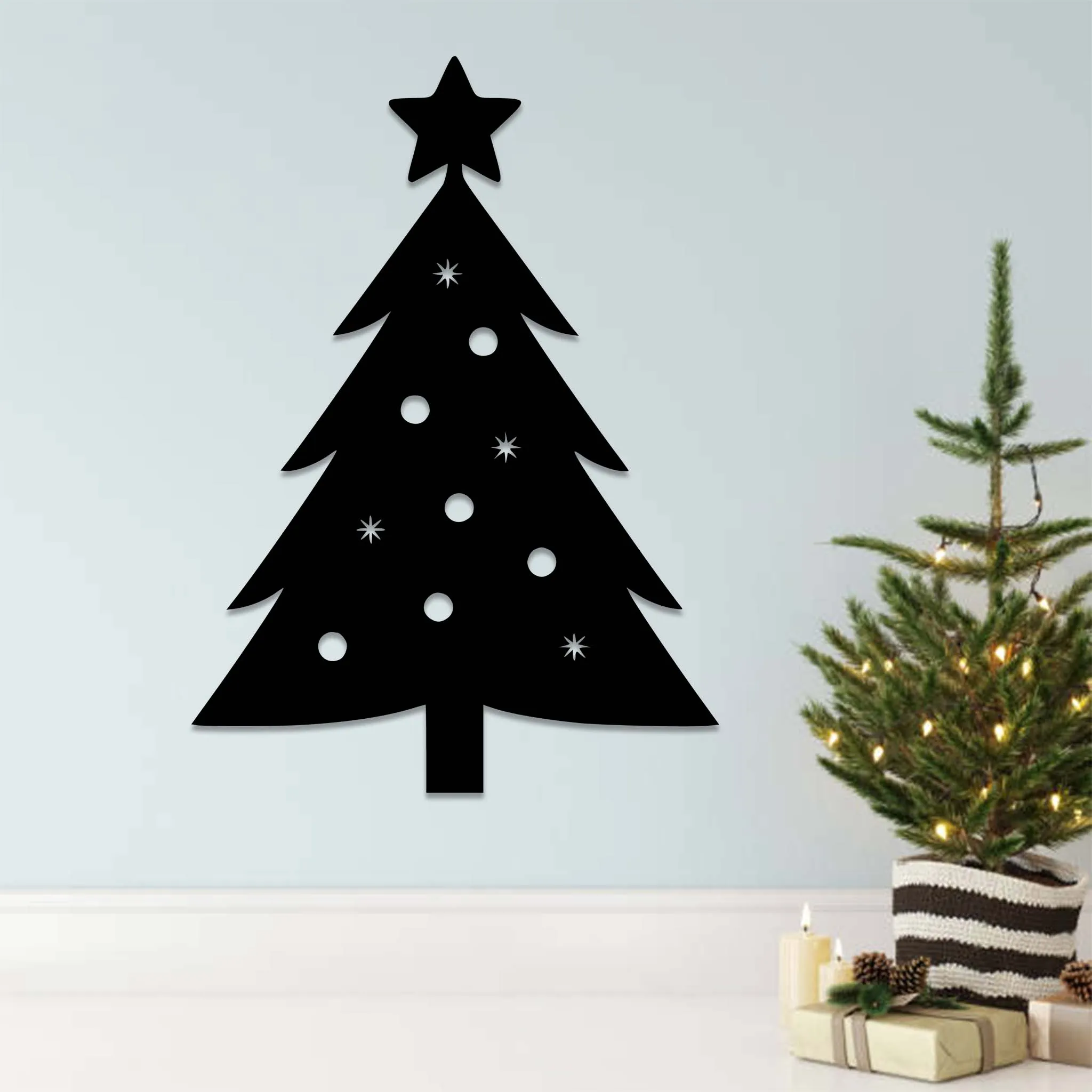 Christmas Tree - Metal Wall Art