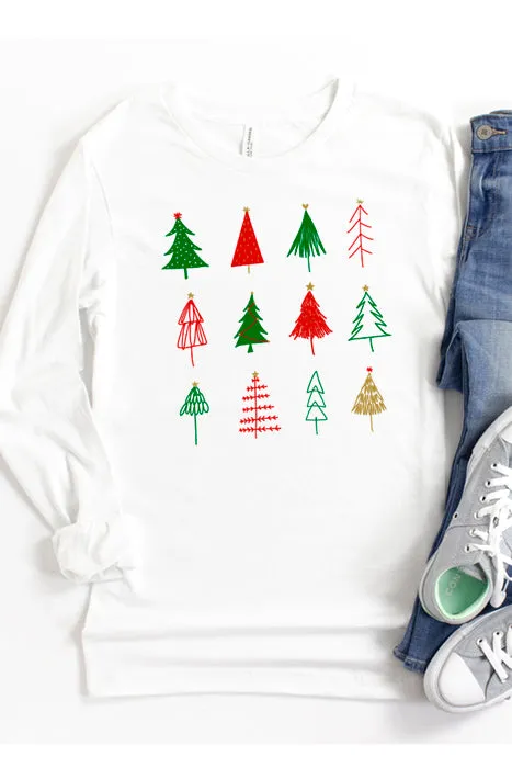 Christmas trees 4822 longsleeve