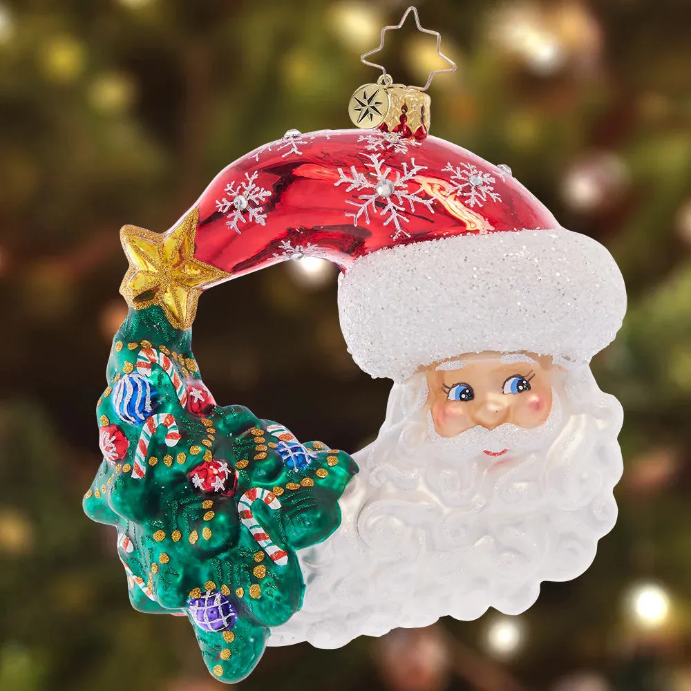 Christopher Radko Christmas With A Grin Santa Ornament