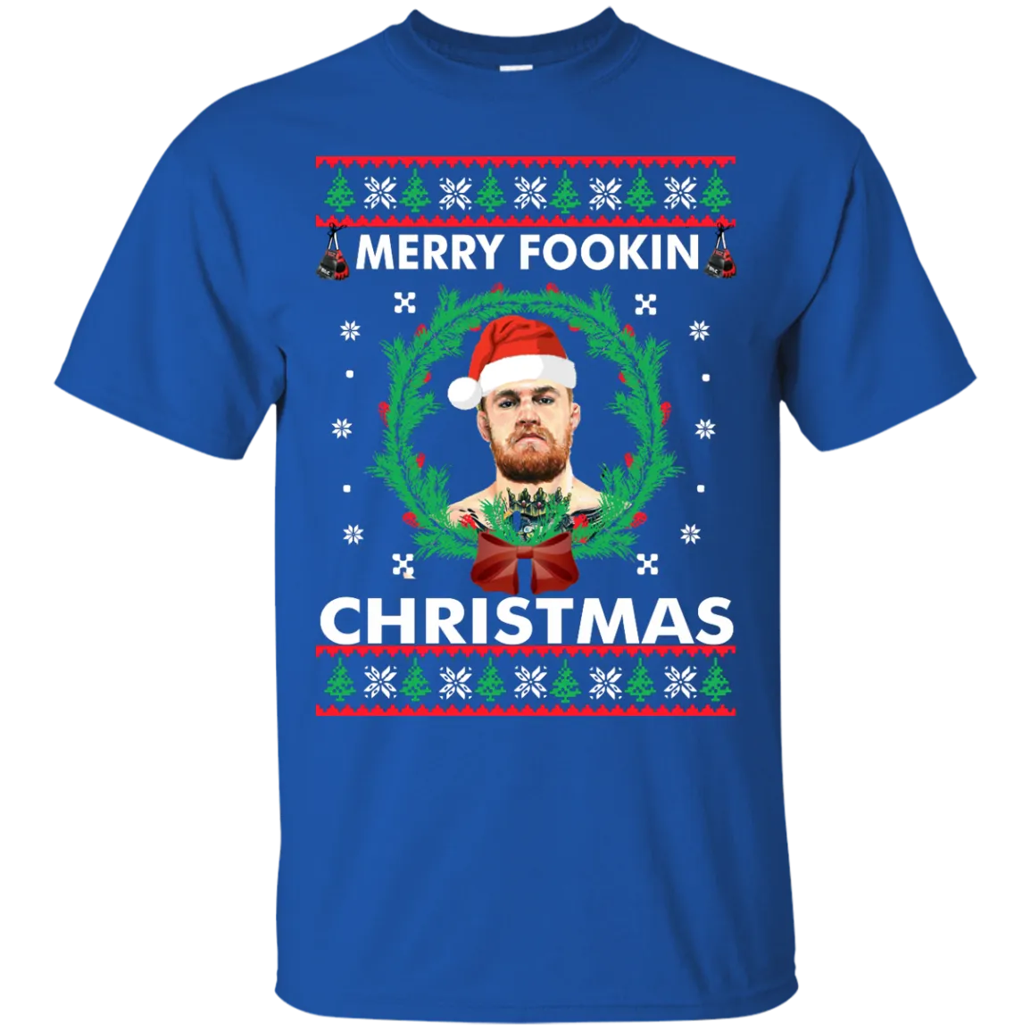 Conor Mcgregor Christmas Sweater, Shirt: Merry Fookin Xmas