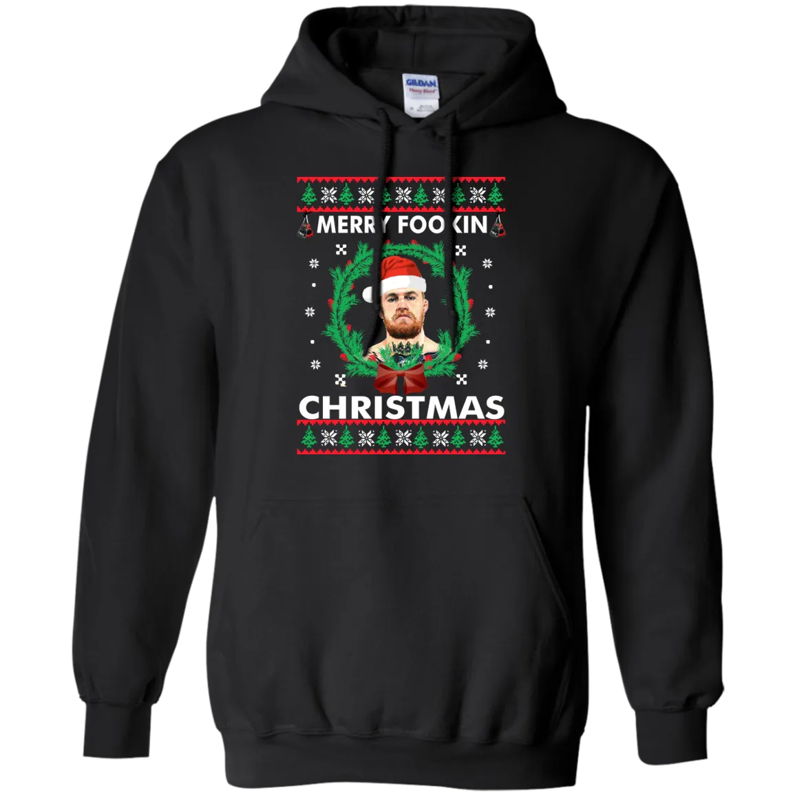 Conor Mcgregor Christmas Sweater, Shirt: Merry Fookin Xmas