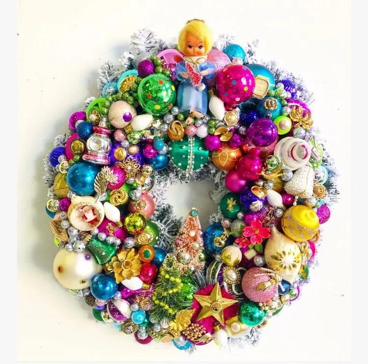 Custom Vintage Jewelry Wreath - Custom