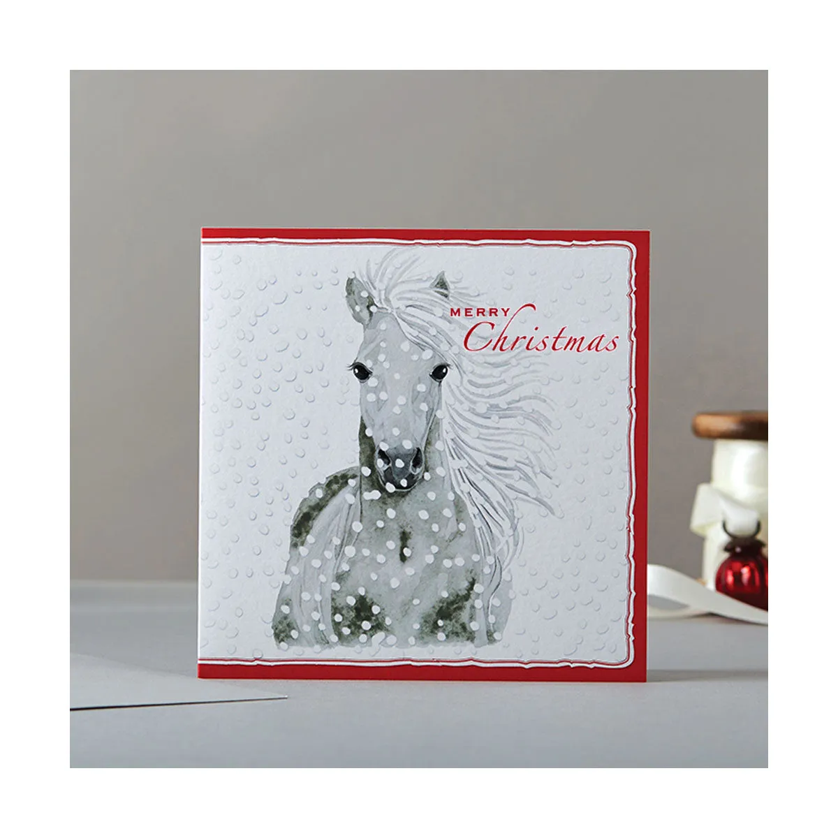 Deckled Edge Christmas Card