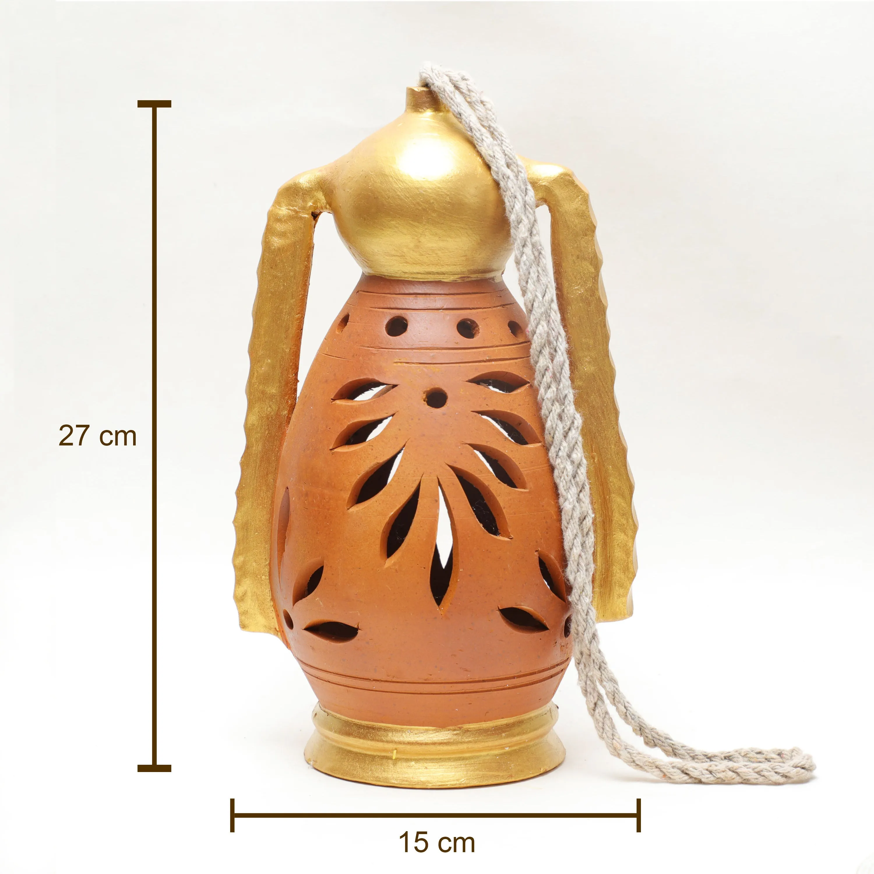 Decorative Terracotta Lantern