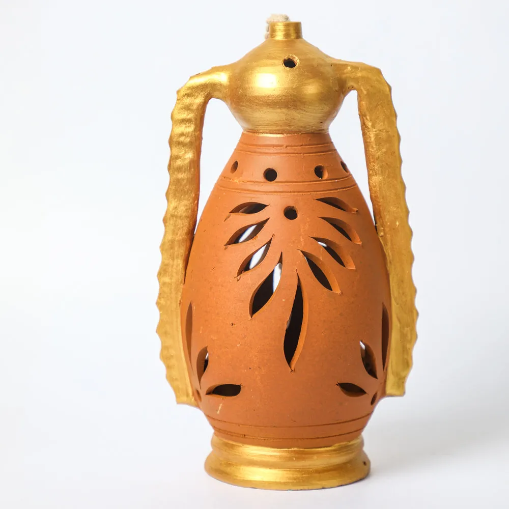 Decorative Terracotta Lantern