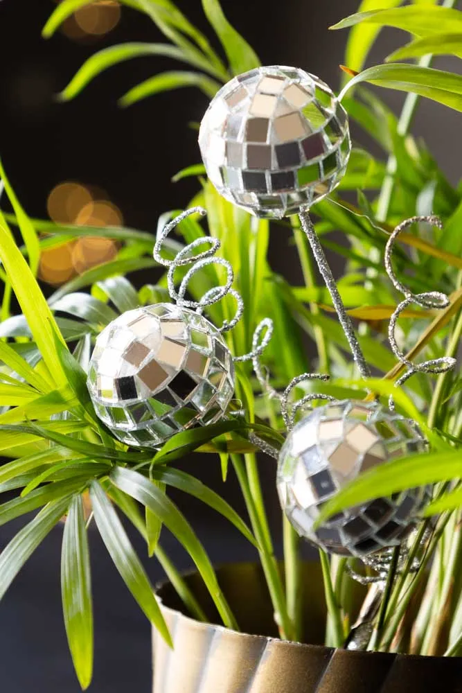 Disco Ball Clip on Christmas Decoration