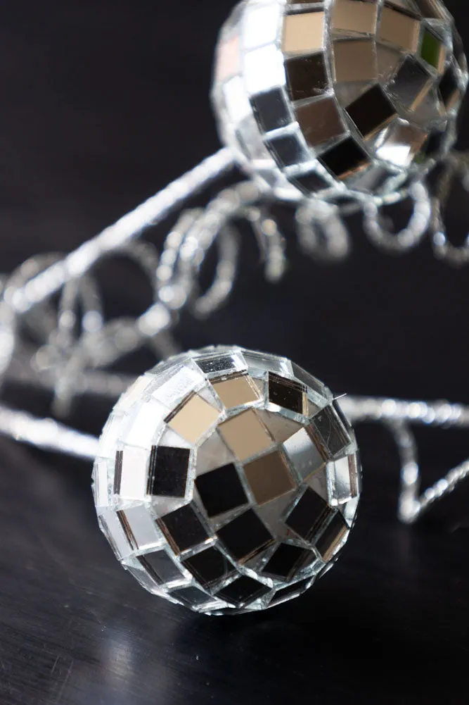 Disco Ball Clip on Christmas Decoration