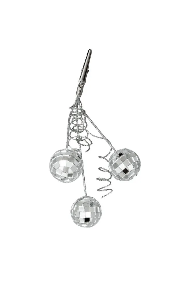 Disco Ball Clip on Christmas Decoration