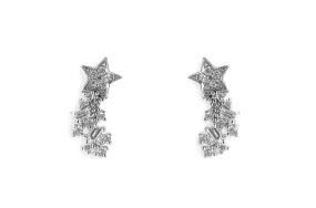 Earrings 14kt Shooting Stars & Diamonds