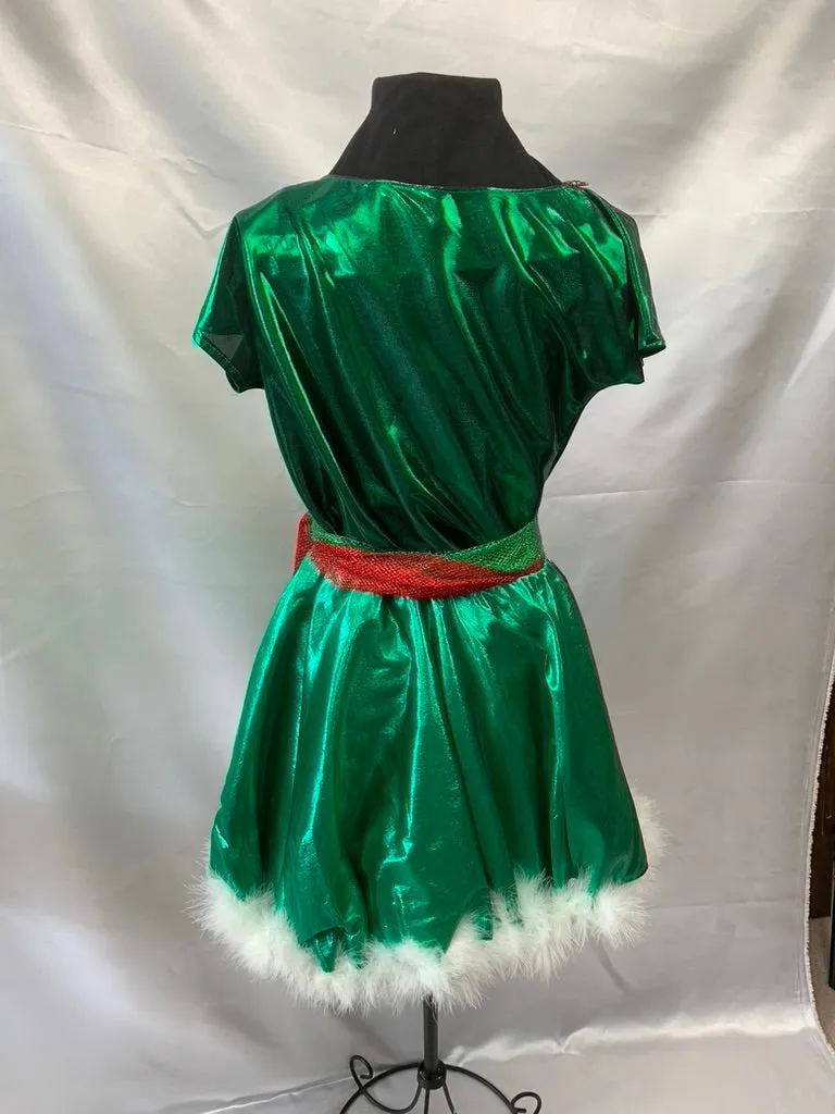 Elf Girl Holiday Costume Large Child