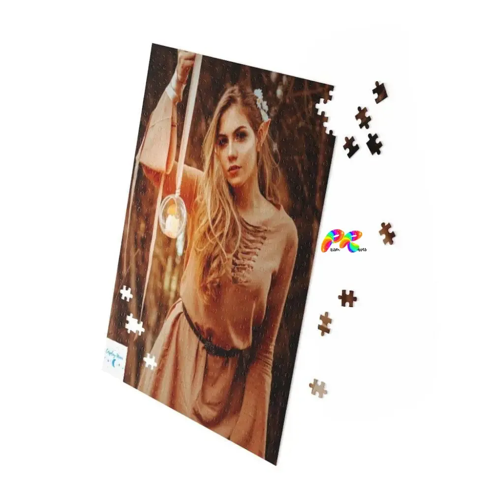 Elf Girl With Ornament Puzzle (120, 252, 500-Piece)