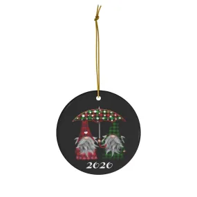 Elves Under The Umbrella 2020, Ceramic Ornaments