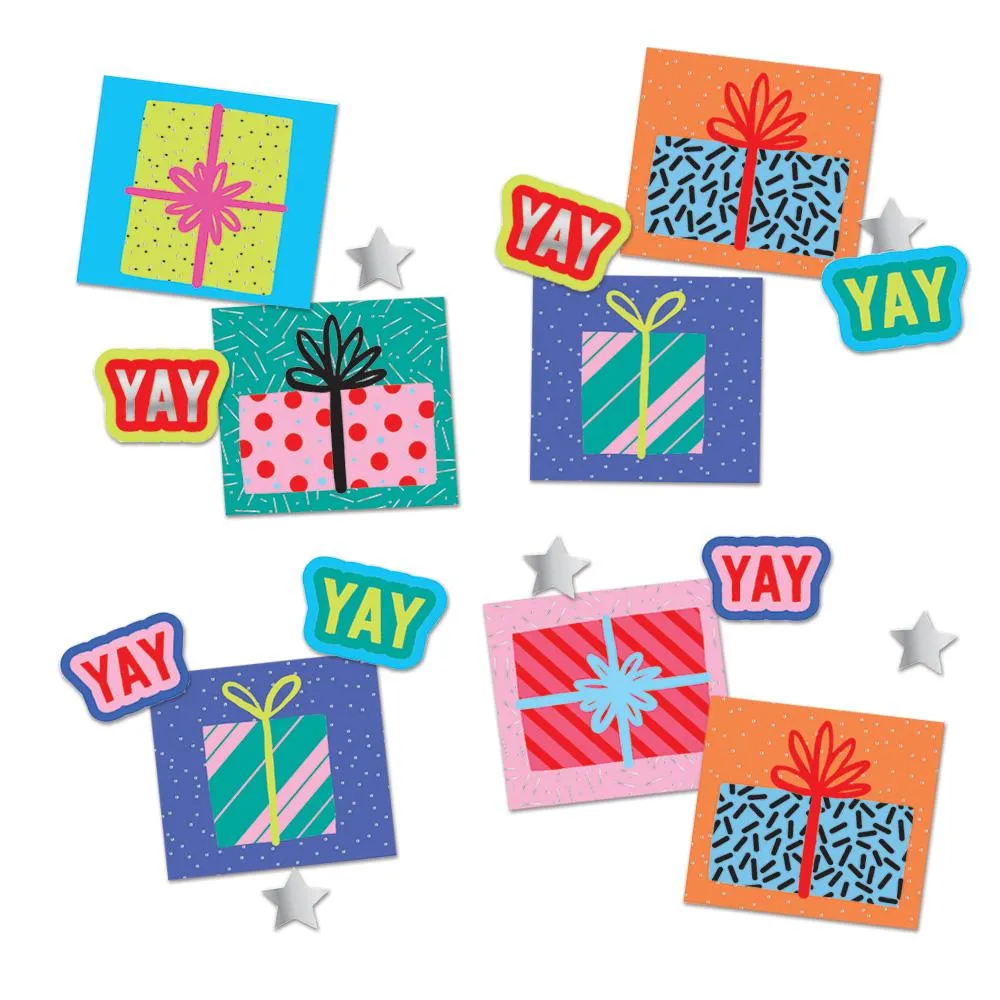 Enjoy The Present Sticker Confetti