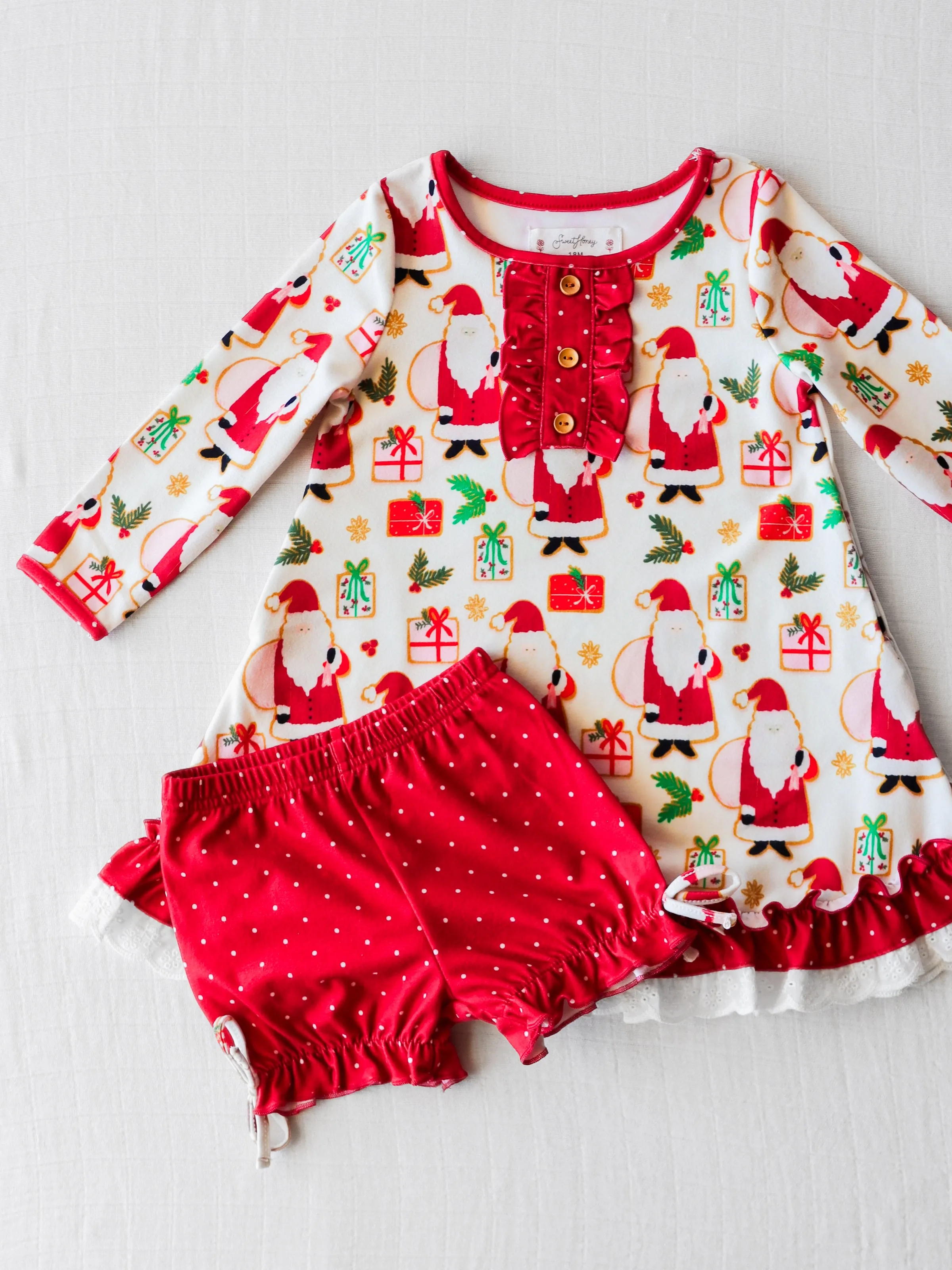 Everyday Play Dress - Santa Claus Comes Tonight