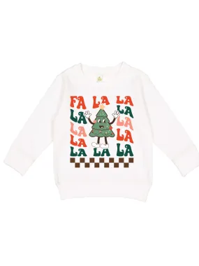 Fa La La Retro Christmas Tree Sweatshirt