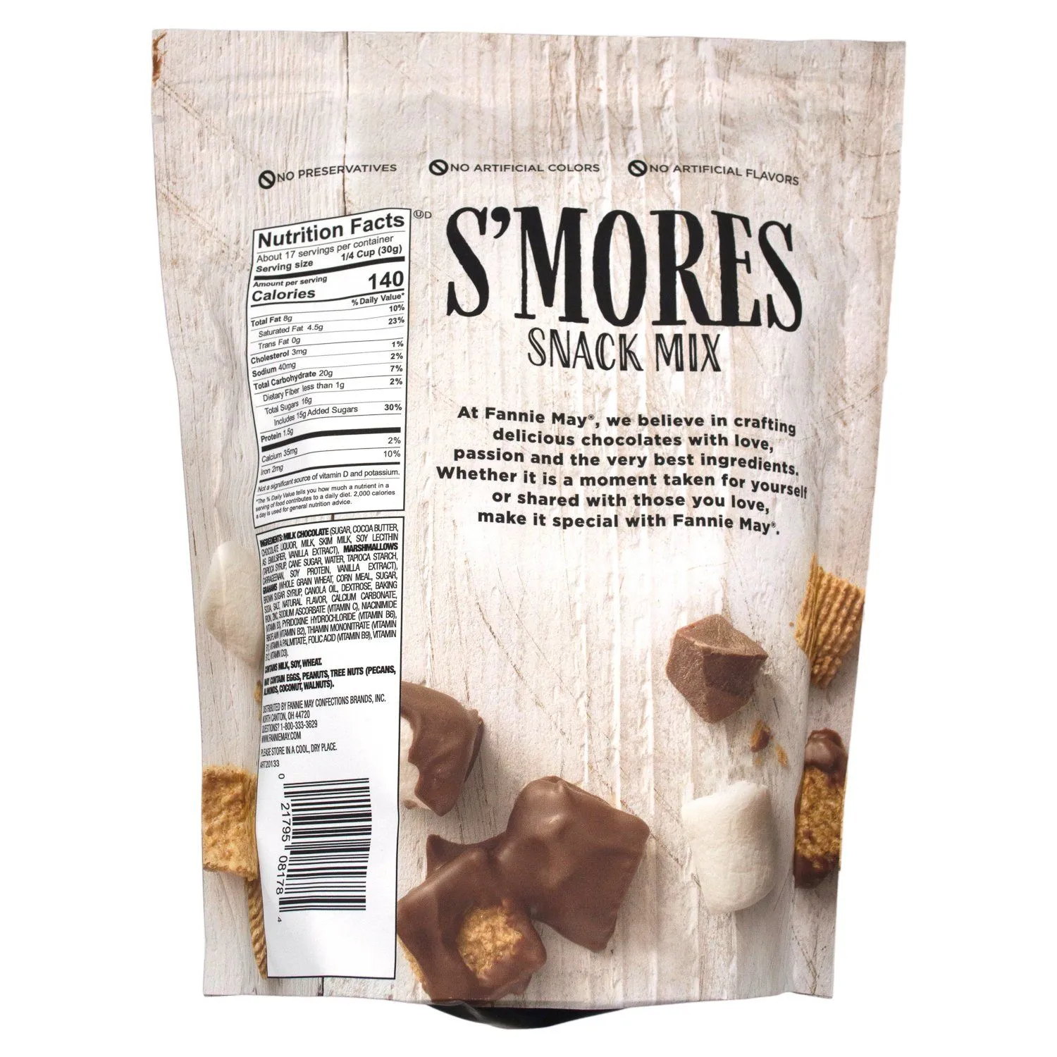 Fannie May s’mores Snack Mix