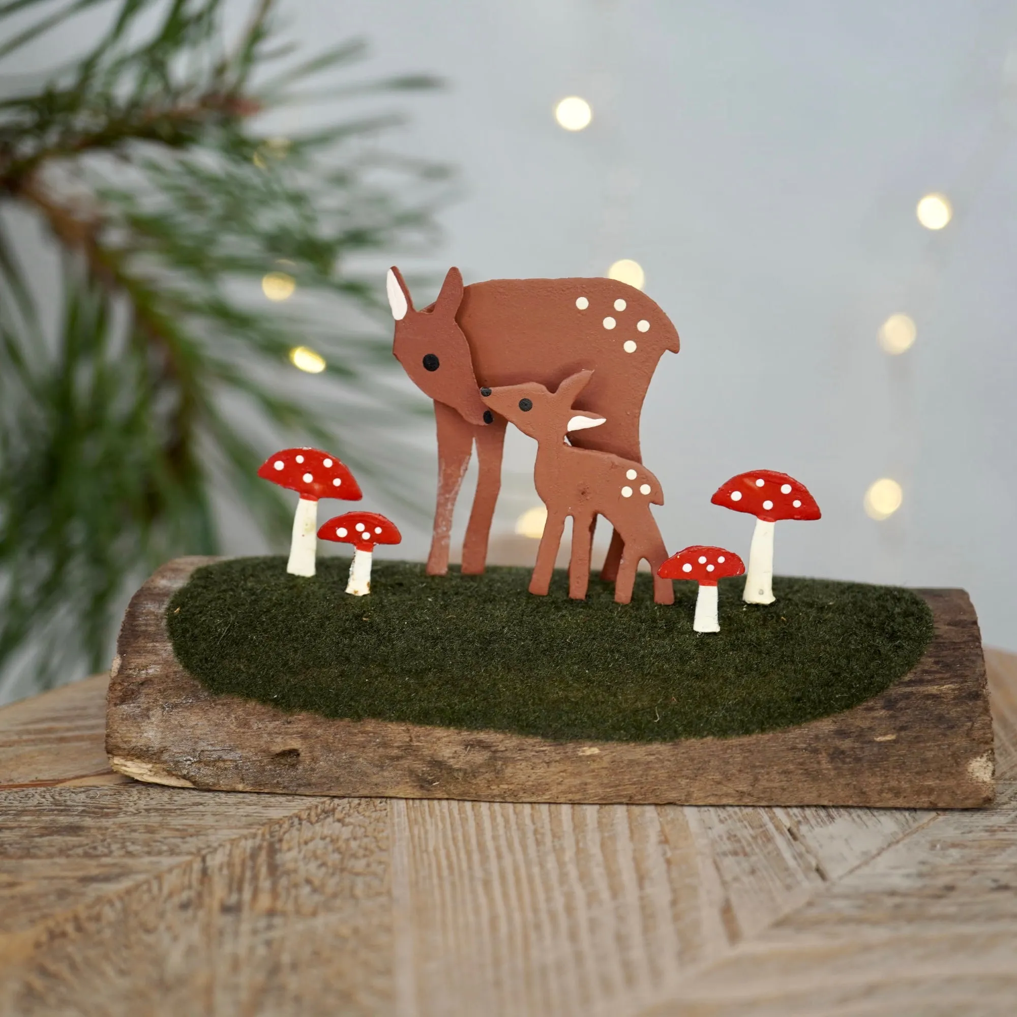 Fawns with Toadstools