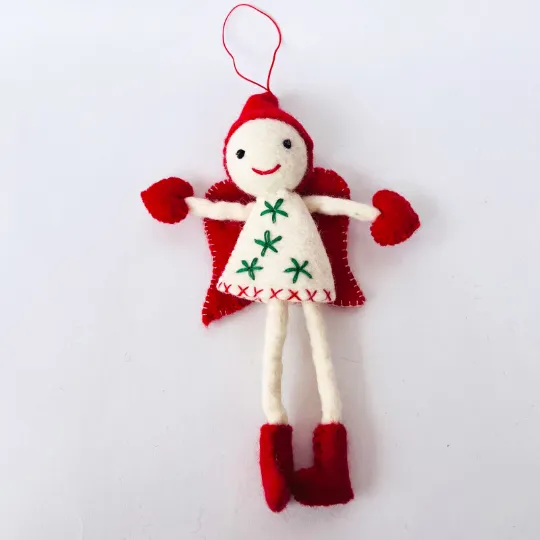 Felt Angel Christmas Ornaments