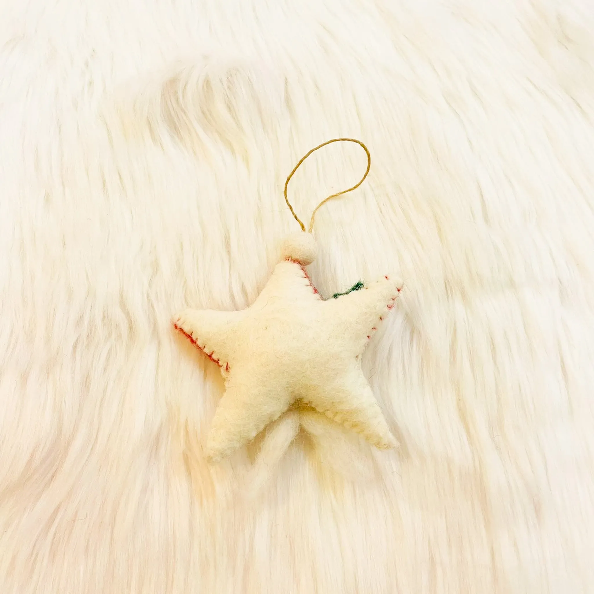 Felted Santa Claus Ornament