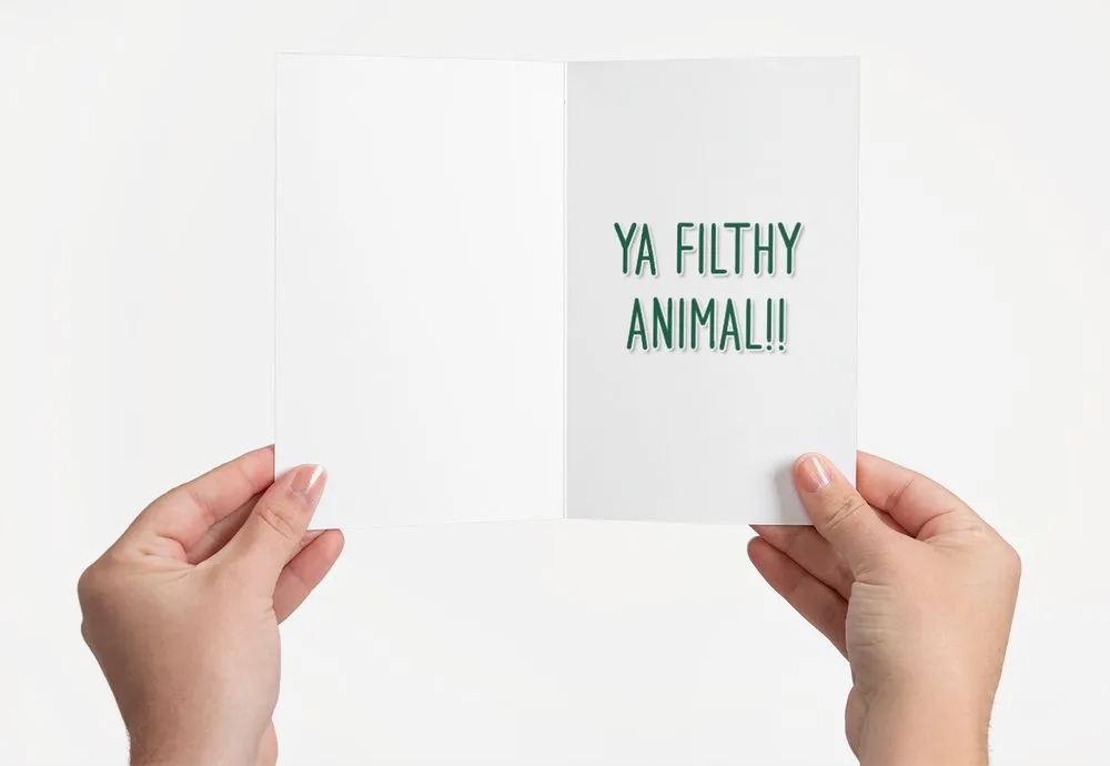 Filthy Animals- Christmas Card